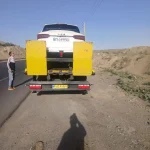 خودرو بر در فیروزکوه